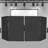 DJ Foldable Booth Panels