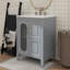 Meuble-lavabo 24 po avec tablette intérieure réglable 2 tiroirs et une porte-1111365626