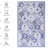 Washable Blue Area Rug 4X6, Non-Slip, Low-Pile For Bedroom, Living Room, Dining Kitchen - Soft Chenille Machine Washable, & Pet Kitchen, Room-359370480