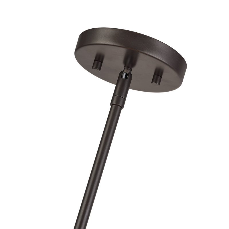 Lustre suspendu 4 lumières Asllan, Bronze, Doré