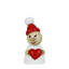 Steinbach Clumsy Mini Collection, Valentine W/ Wooden Beanie & Big Bobble 4.7"