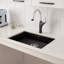 Precis SILGRANIT 25" L x 18'' W Undermount ADA Kitchen Sink-55784337