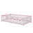 Low-To-The-Ground Twin-Size Floor Bed With Fence No Door Included-501043415