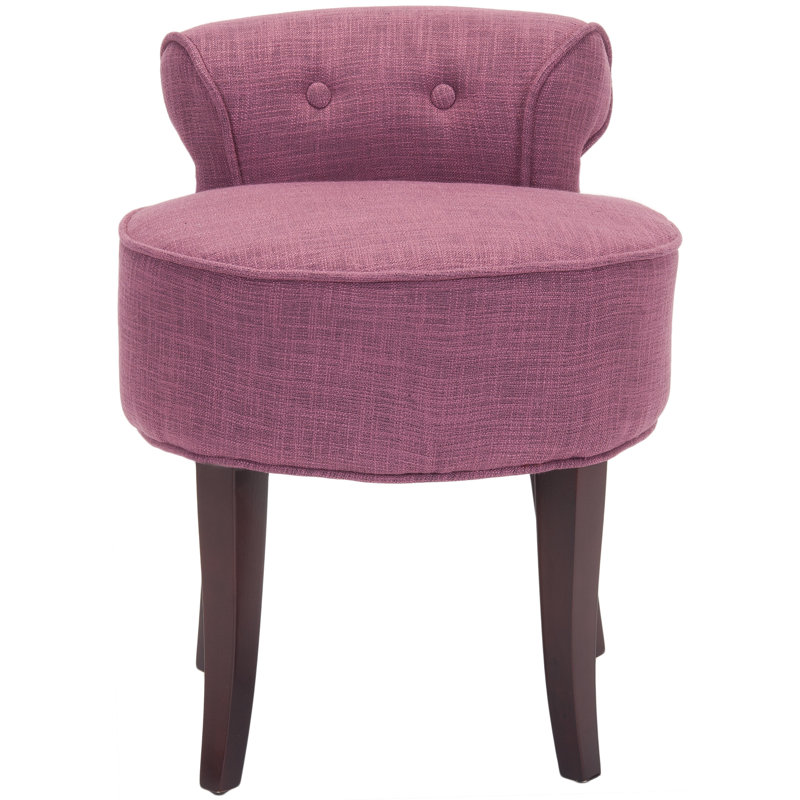 Abordale Solid Wood Accent Stool, Rose