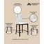 Tabouret de comptoir rembourré Blair-113051008-128617371-113051012