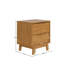 Table de chevet en bois massif à 2 tiroirs Jarred-97425500-97425502