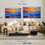 "Coucher de soleil hypnotique" sur toile-860493016