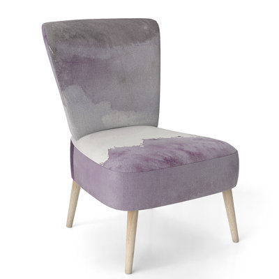 Upholstered Floral Side Chair - Modern floral Accent Chair