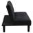 Boston Black Tufted Convertible Sofa Bed