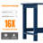 Outdoor Side Table Adirondack Tables Weather Resistant Patio Table Plastic Outdoor End Tables（Set Of Two）-117549413
