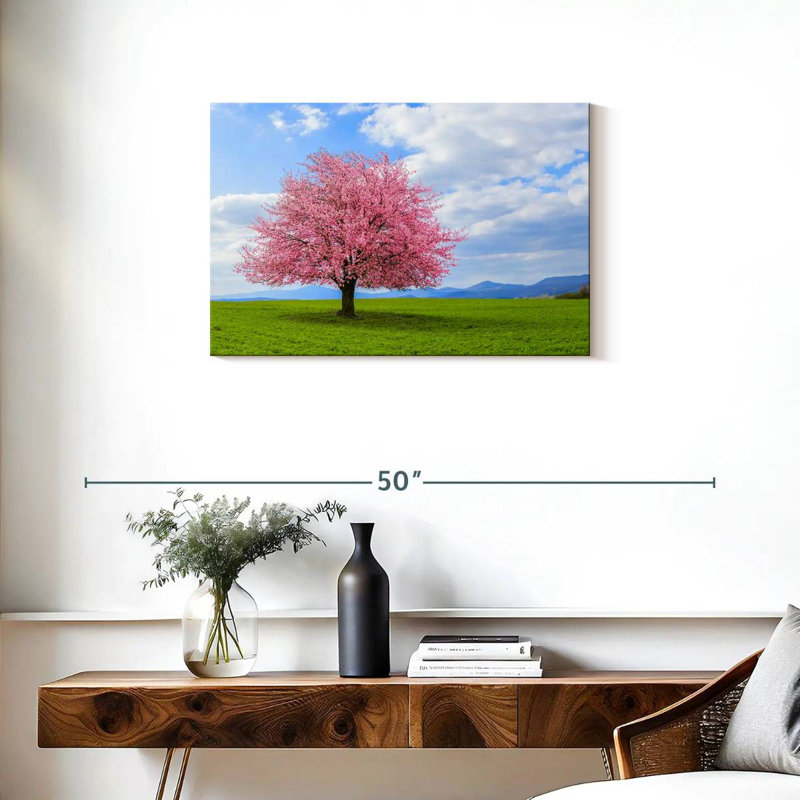 Harnek fleurissant arbre sakura, H 20 po x l 30 po