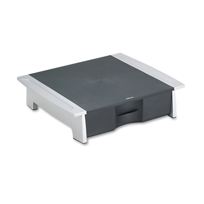 Black Multi-Purpose Printer Stand with Storage Drawer