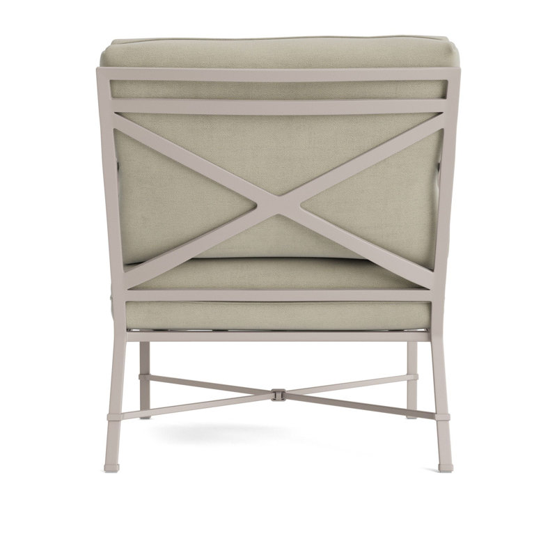 Venetian Outdoor Lounge Chair, Dove Smooth, Fusion Charcoal
