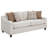 Juwann Upholstered Sloped Arm Sofa Beige