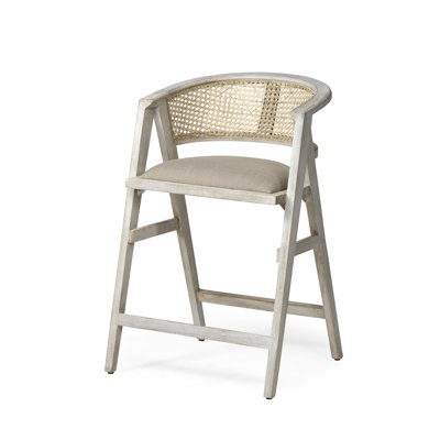 Solid Wood Arm Chair in Blonde