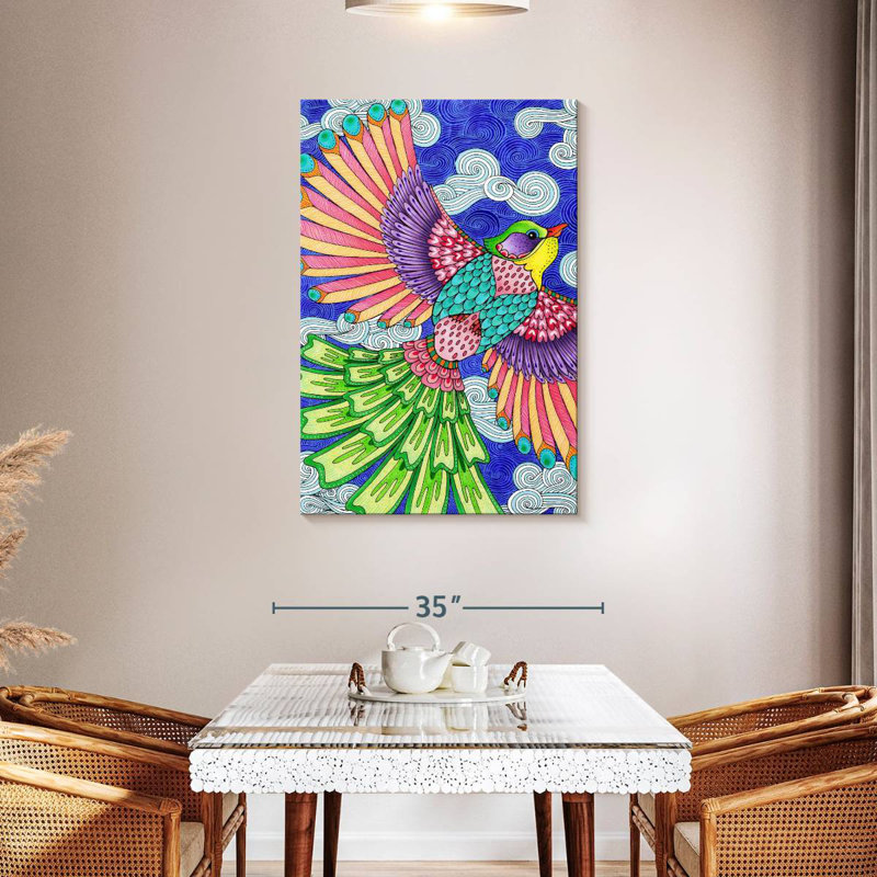 Brampt Winged Things, couleur IV, H 45 po x l 30 po