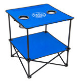 Table de plage carrée pliante compacte