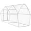  Chicken Cage Silver Galvanised Steel-1804754112