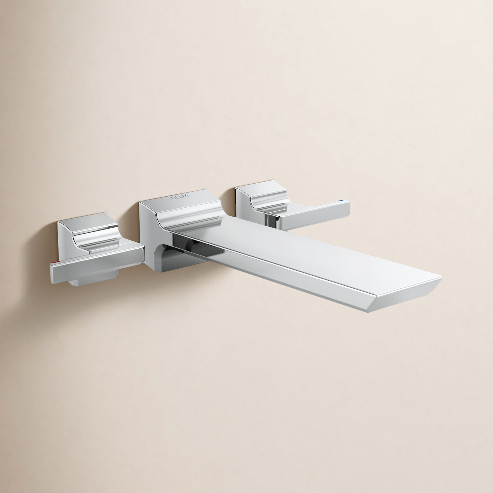 Pivotal® Wall-Mounted Tub Filler Trim, Chrome