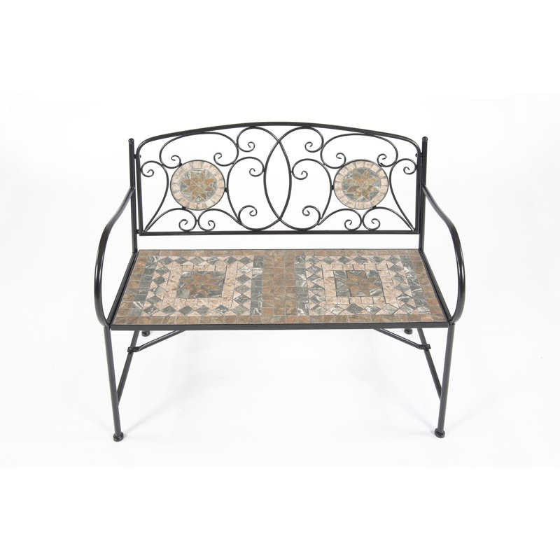 Turin Metal Outdoor Bench