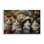 Giclée encadrée de chats rétro à la mode, design par The Wands Want