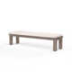 Laguna 72'' Powder Coated Aluminium Outdoor Bench with Sunbrella Cushions