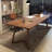 Nut-brown Rectangular Solid Wood desks-108304437
