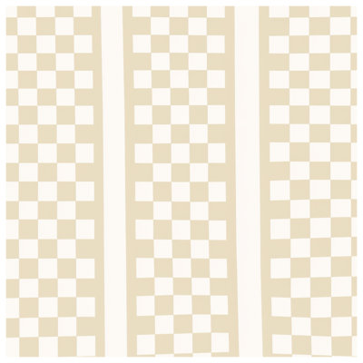 Édredon à carreaux beige