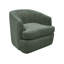 Fauteuil d'appoint pivotant Lessy, mousse moelleuse douce, métal-111178849
