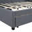 Full Size Upholstered Daybed With 2 Storage Drawers Sofa Bed Frame No Box Spring Needed, Linen Fabric-1101185386