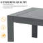 Layinsun Aluminum Outdoor Patio Coffee Table