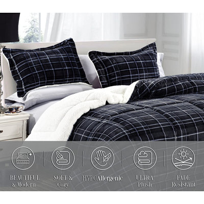 Rafelita Plaid Comforter
