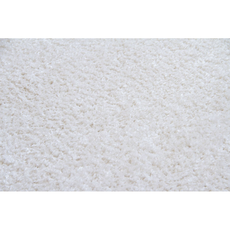 Aref Solid Colour Shag Area Rug, Rectangular 66 x 130cm