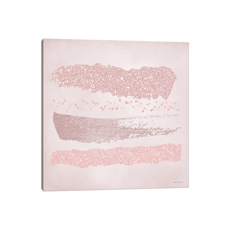 Pink Glitter I by Bluebird Barn - Print on Canvas, Wrapped Canvas, 45.72 cm H x 45.72 cm W x 1.91 cm D