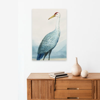 Winged Calm II - Illustration aquarelle d'animaux, oiseaux