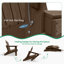 Chaise Adirondack pliante en PEHD Creaghan-42453687