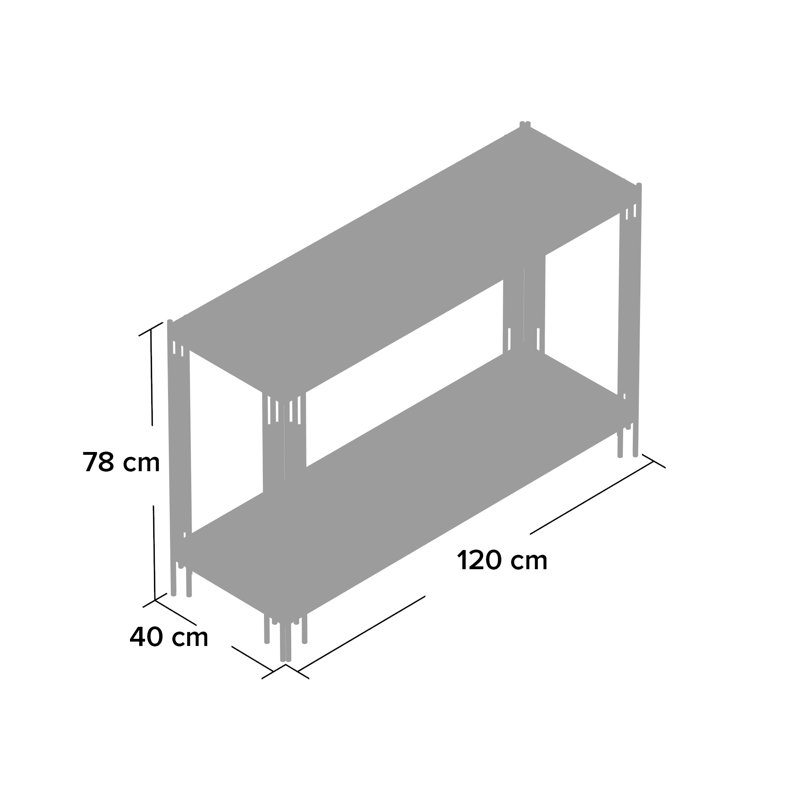 Codman 120cm Glass Top Console Table