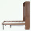 Lit escamotable double avec bureau pliable-1973259240