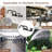 Double-Handle 2-Hole Wall-Mount Bridge Kitchen Faucet