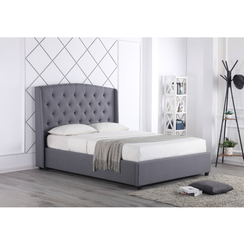 Upholstered Lift Up Storage Bed