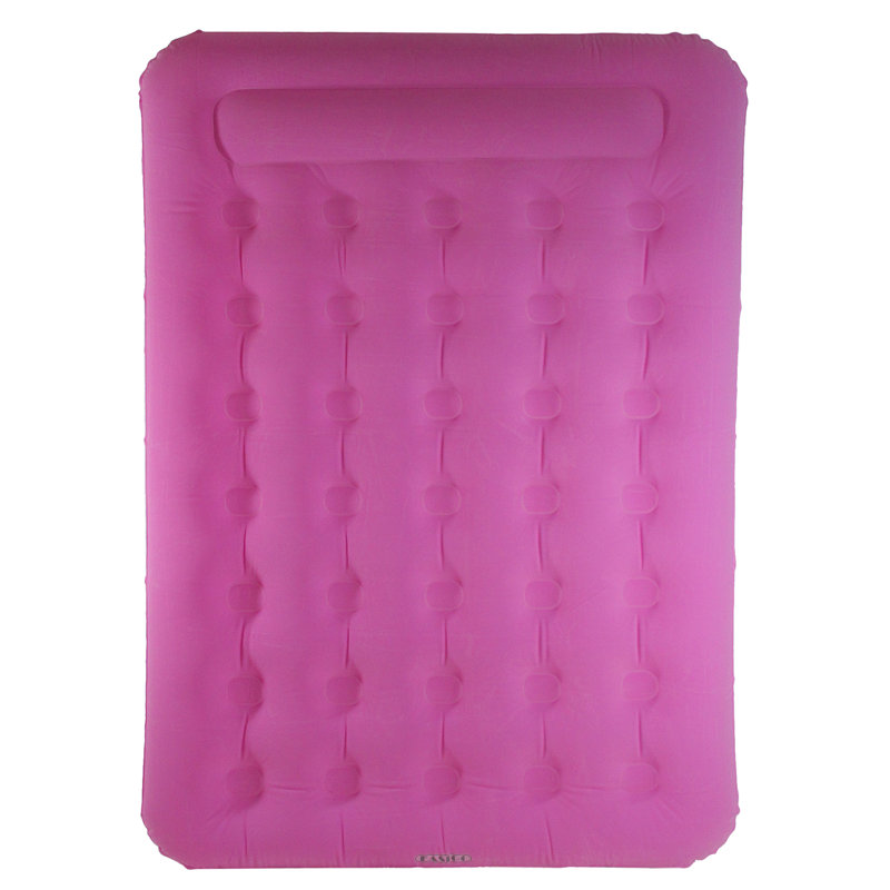 Matelas gonflable pour lit double 74,5 po, Rose