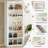 75" Tall Shoe Storage Cabinet, 6-Tier Shoe Rack Organizer For Entryway, Closet