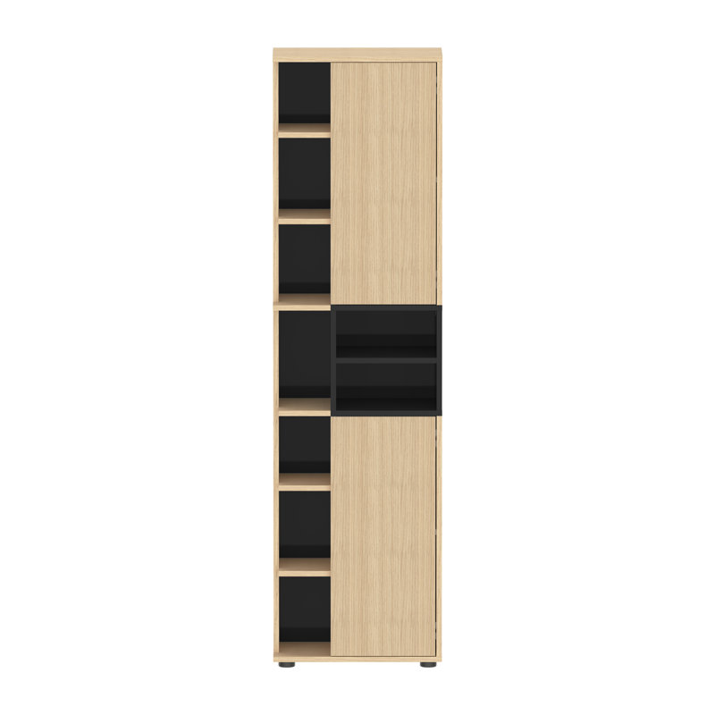 Shealee Linen Cabinet, Black