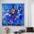 White Floater Framed