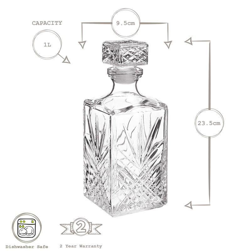 Selecta 1L Whiskey Decanter