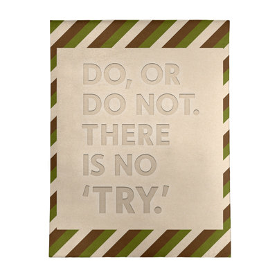 Quotes Chenille Indoor Rug