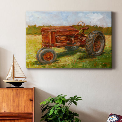 Rustic Tractors II - impression sur toile tendue