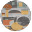 Tapis gris intérieur / extérieur lavable à la machine Cinead ACN1695-109534479
