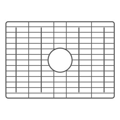 20.5"x14.5" Bottom Grid in Gunmetal PVD