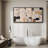 Mid Century Shape " Abstract Architectural Collage Rustic Retro Art Decor Extra Large Artwork Pictures "-98042181-111665183